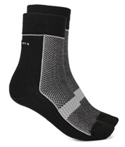 Bagheera Coolmax socks, black (2-pcs)
