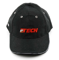 Oltech C08 keps svart med röd Oltechlogo