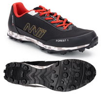 NVii Forest 1 (22) OL-sko med dubb, svart/röd